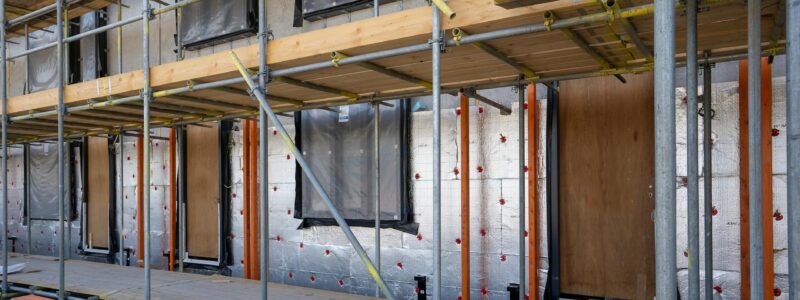 residential building under construction